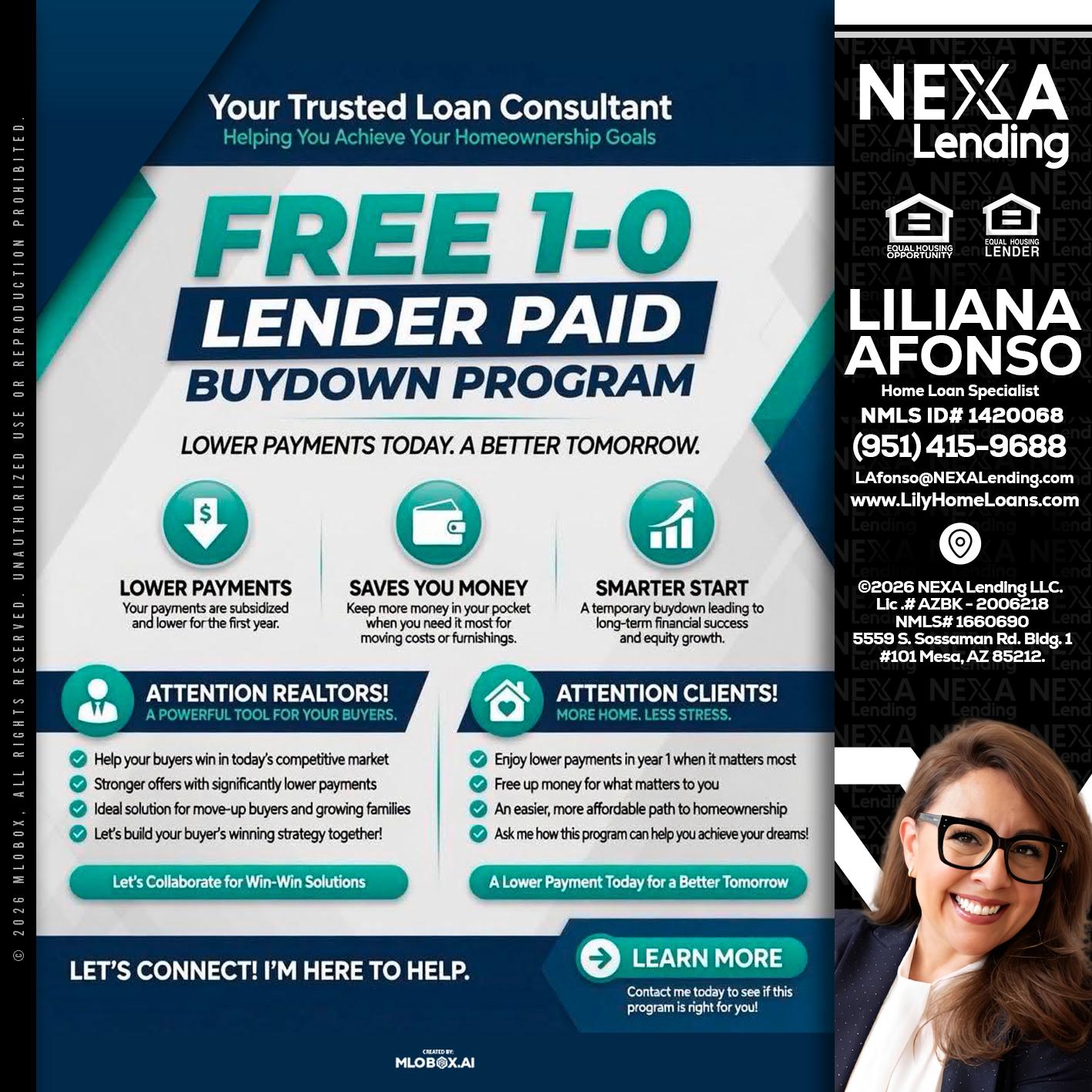 FREE 1-0 - Liliana Afonso -Home Loan Specialist