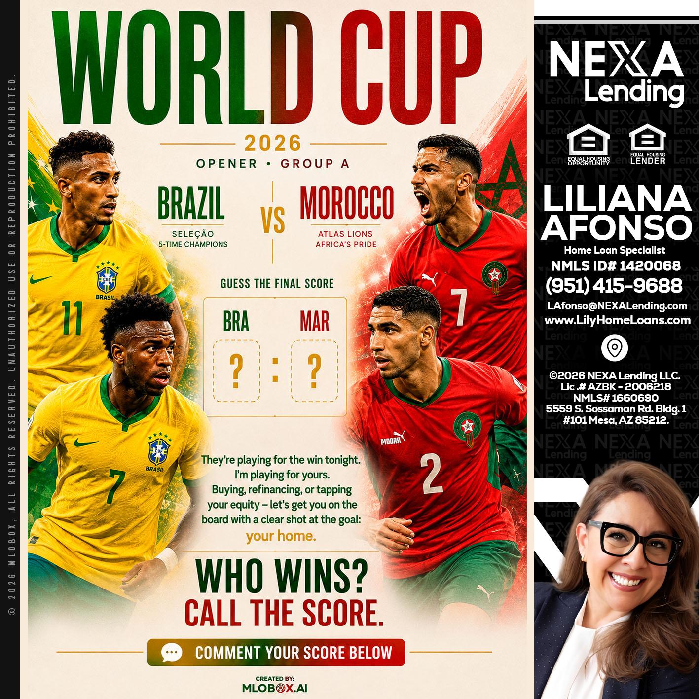WORLD CUP - Liliana Afonso -Home Loan Specialist