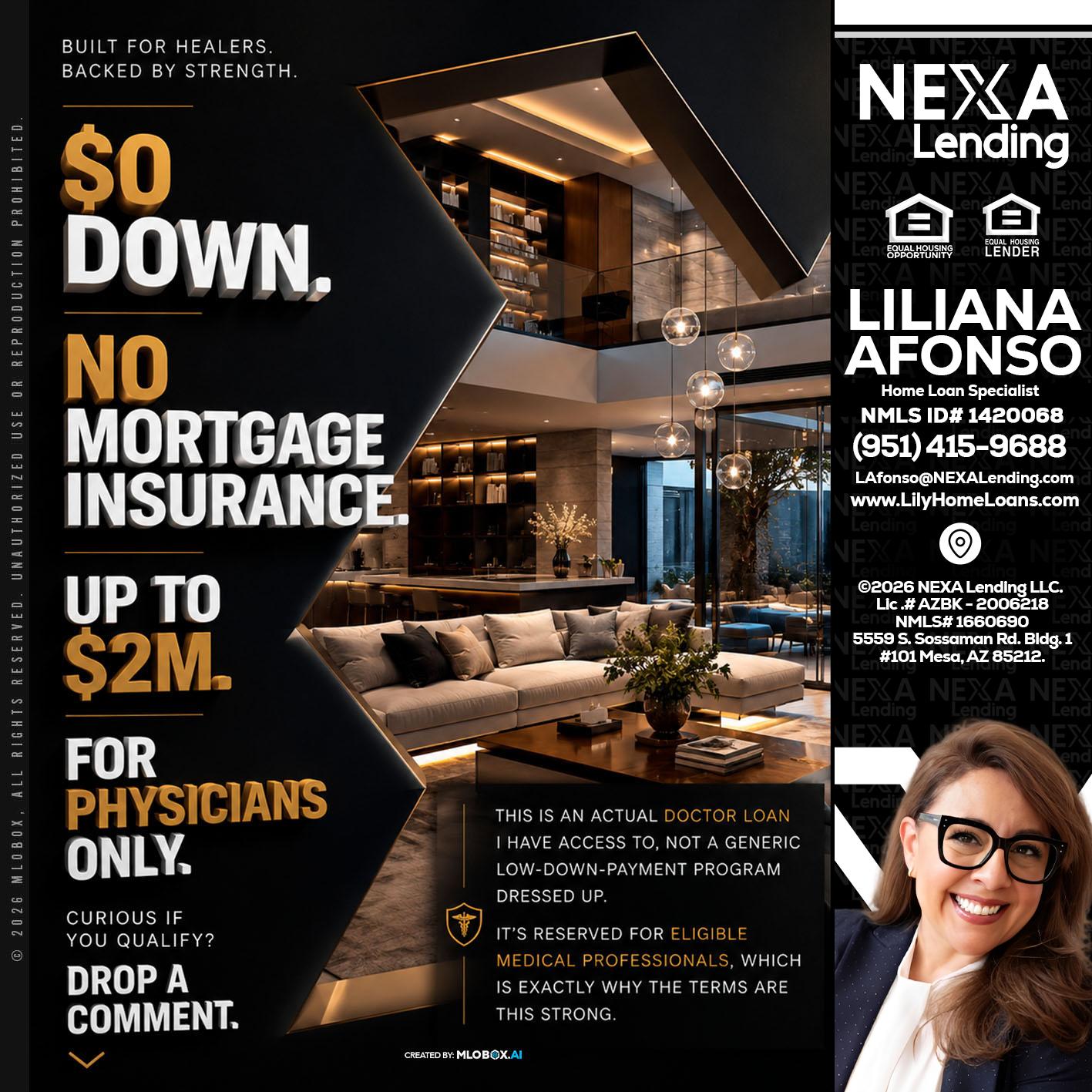 $0 DOWN - Liliana Afonso -Home Loan Specialist