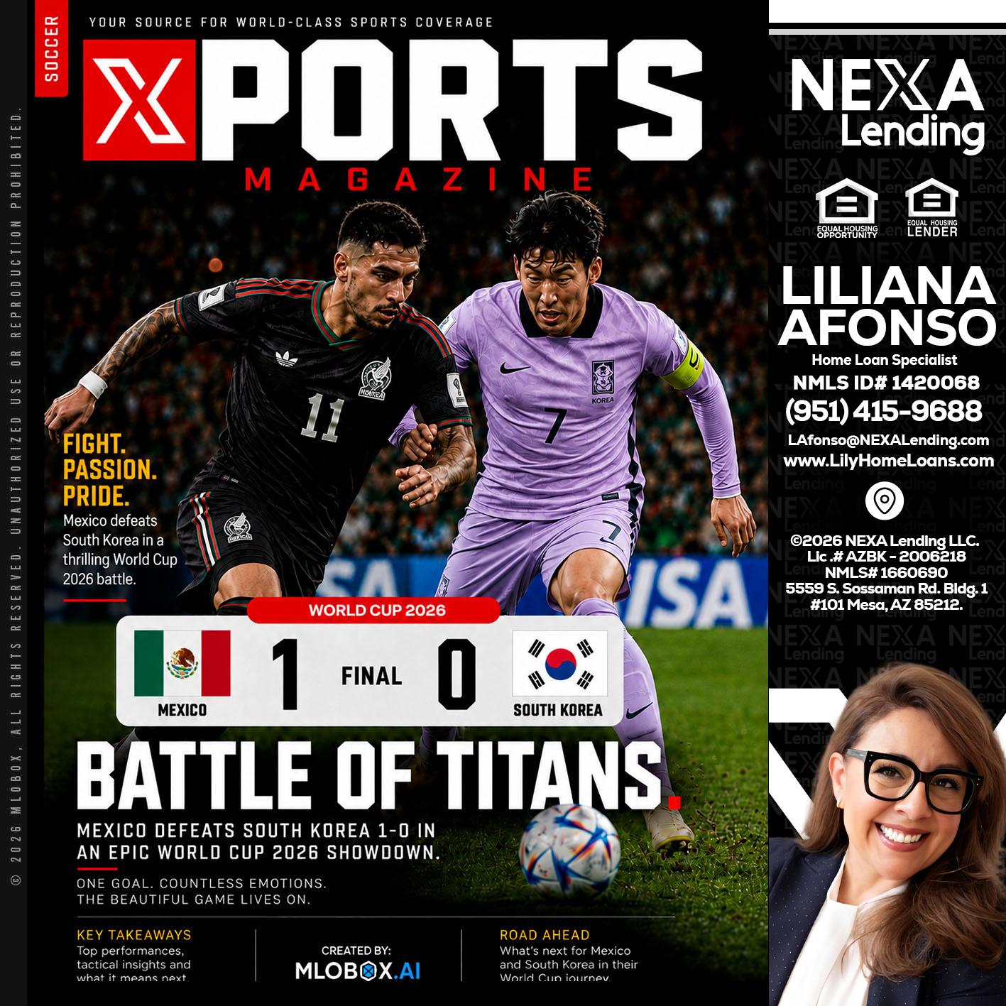 XPORTS MAGAZINE - Liliana Afonso -Home Loan Specialist