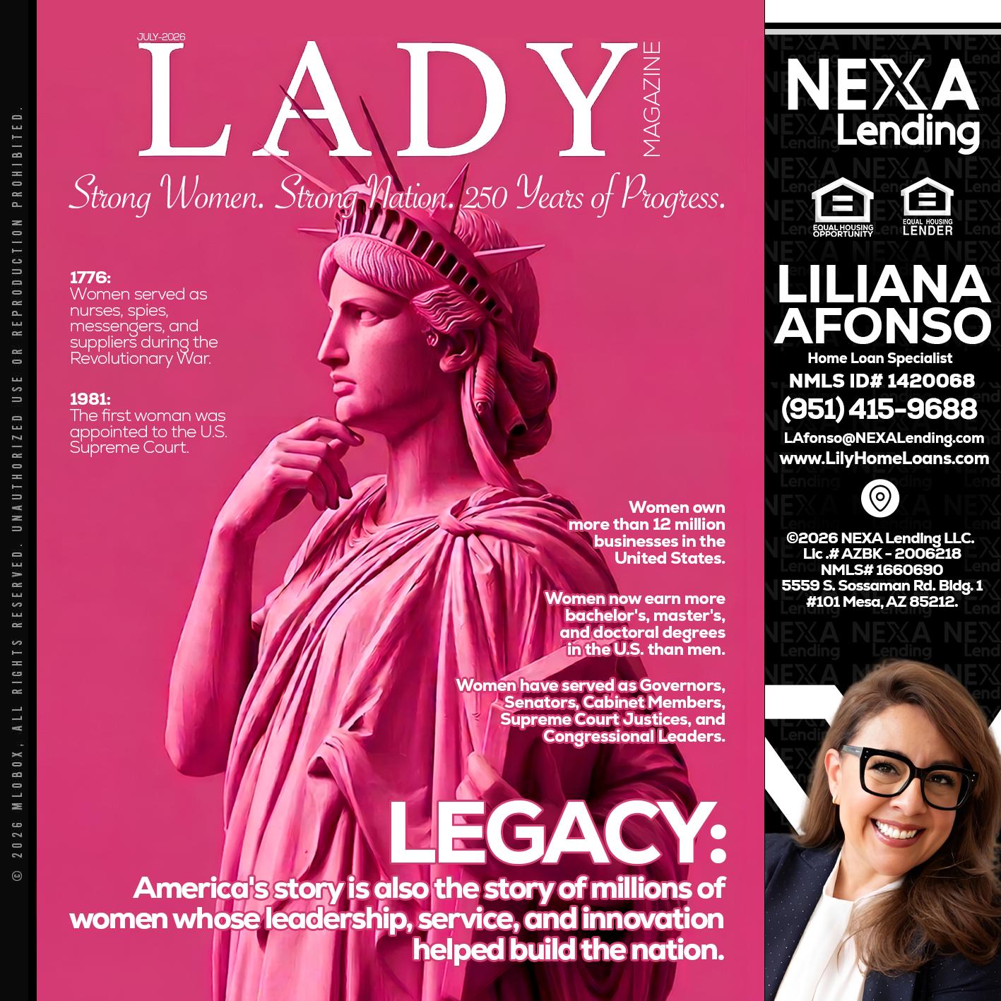 LADY LIBERTY! - Liliana Afonso -Home Loan Specialist