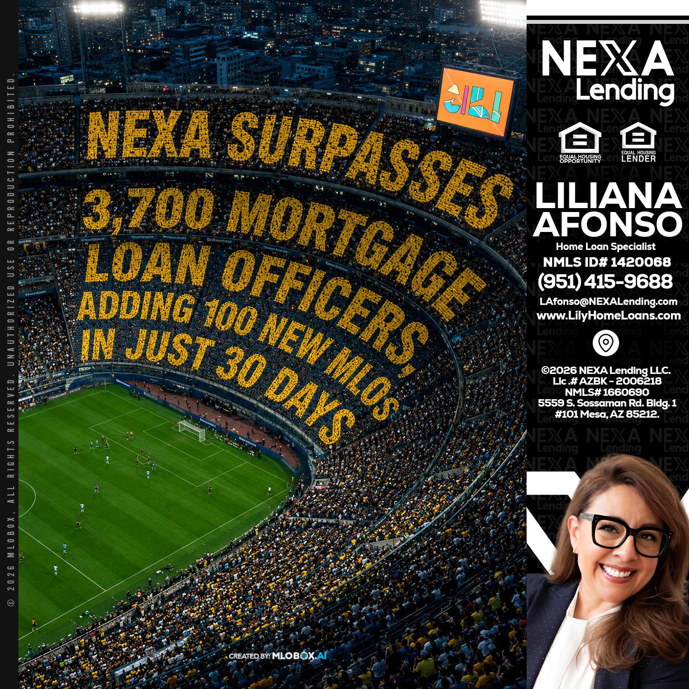 NEXA SURPASSES - Liliana Afonso -Home Loan Specialist
