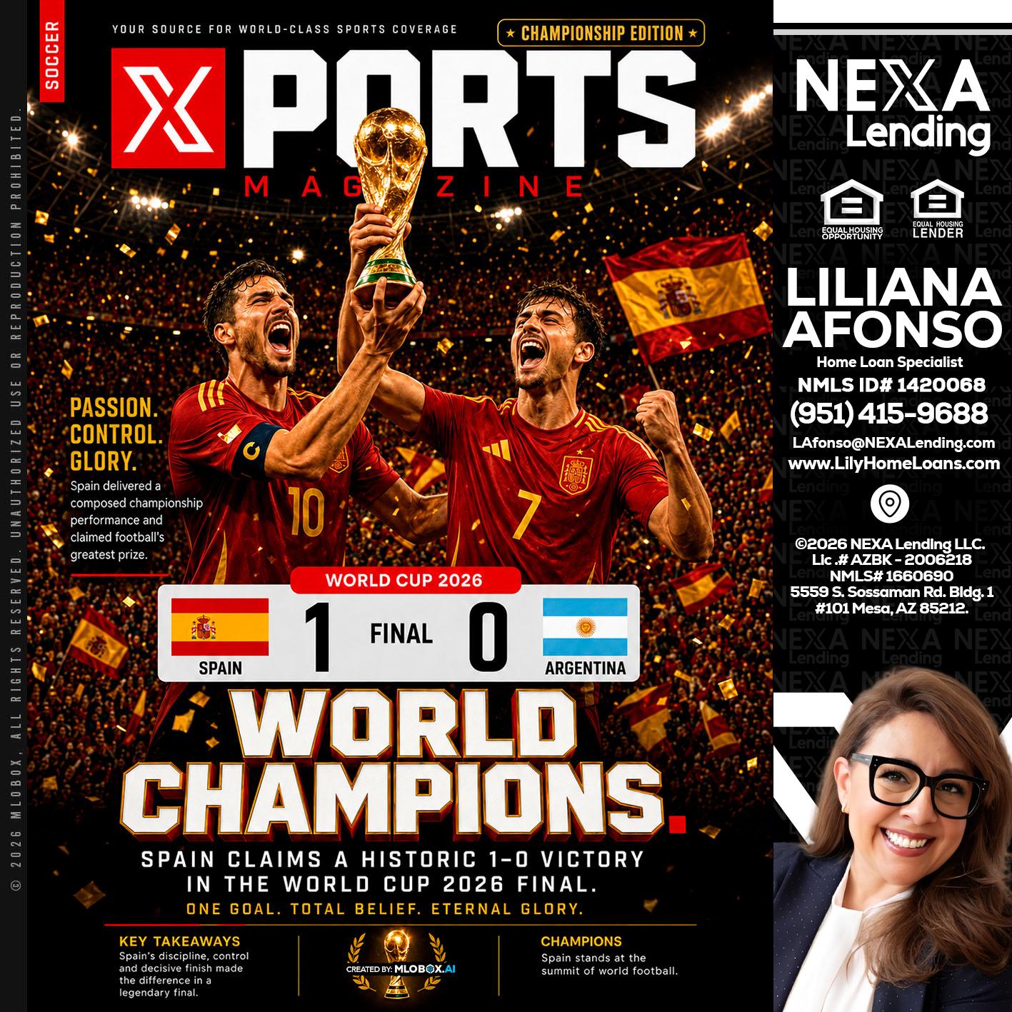 SPAIN CHAMPION - Liliana Afonso -Home Loan Specialist
