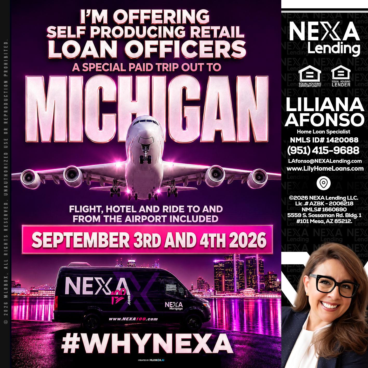 MICHIGAN TRIP - Liliana Afonso -Home Loan Specialist
